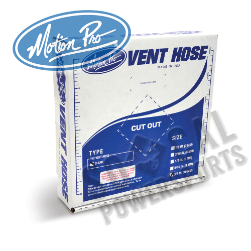 Motion Pro - Motion Pro Clear Vinyl Fuel Line - 3/8in. ID x 9/16in. OD - 12-0004