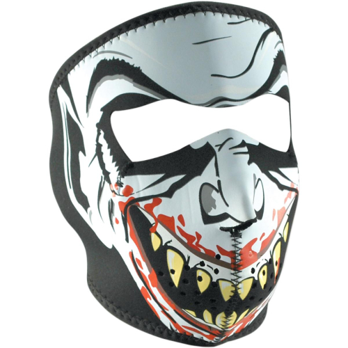 Zan Headgear - Zan Headgear Full Face Mask - WNFM067G - Vampire Glow In The Dark - OSFM