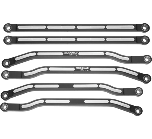 ModQuad - ModQuad Aluminum High-Clearance Radius Rods - Black - CA-RRHC-X3RS-BLK