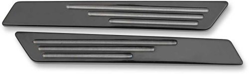 Drag Specialties - Drag Specialties Saddlebag Hinge Insert - Black Powdercoat - 3501-0963