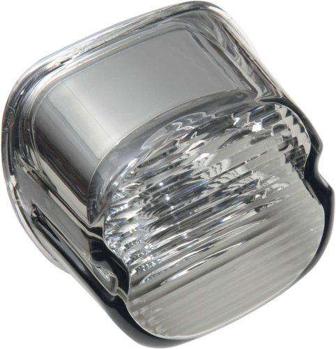 Drag Specialties - Drag Specialties Laydown Taillight Lens with No Tag Window - Smoke - 12-0416MA