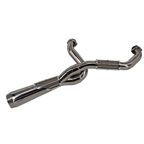 Trask Performance - Trask Performance Big Sexy 2-Into-1 Exhaust System - Polished Stainless Steel - TM-5120PO