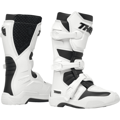 Thor - Thor Blitz XR Youth Boots - 3411-0748 - White/Black - 4