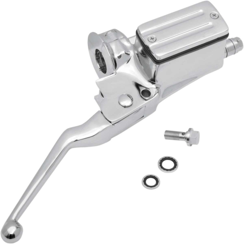 Drag Specialties - Drag Specialties Master Cylinder Assembly with Lever and Clamp Half - 3/4in. Bore - 07-0540-1NU