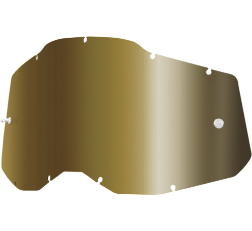100% - 100% Lens for Racecraft 2/Accuri 2/Stratus 2 Goggles - True Gold - 59078-00007