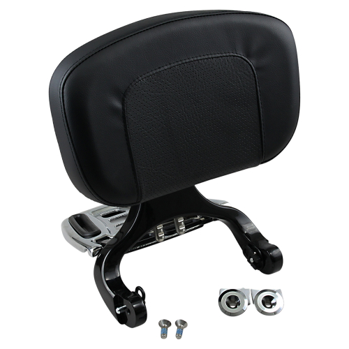 Kuryakyn - Kuryakyn Multi-Purpose Driver or Passenger Backrest - Black & Chrome - 1661
