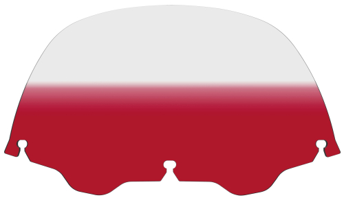 Memphis Shades - Memphis Shades Standard Windshield - 9in. - Gradient Ruby - MEP8112