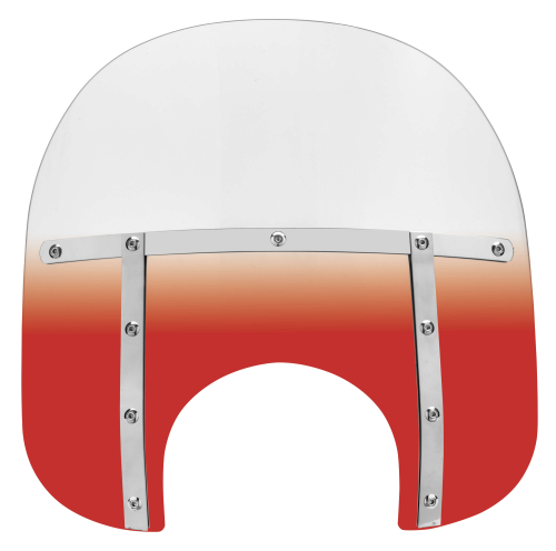 Memphis Shades - Memphis Shades Memphis Fats Windshield (9in. Cutout) - 15in. - Gradient Burnt Orange - MEM3527
