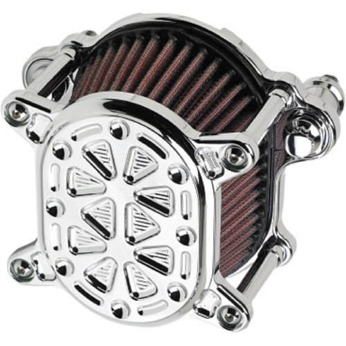 Joker Machine - Joker Machine Omega Air Cleaner Assembly - Tech - Chrome - 021683