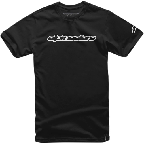 Alpinestars - Alpinestars Wordmark T-Shirt - 10367201510S - Black - Small