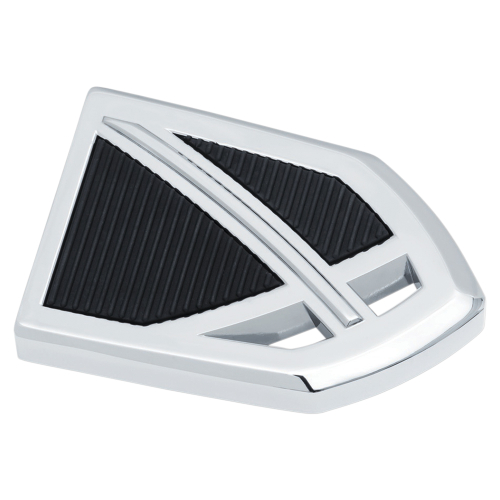 Kuryakyn - Kuryakyn Phantom Brake Pedal Pads - Chrome - 5764