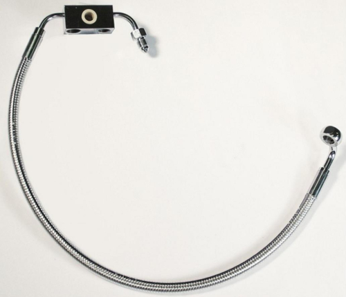 Magnum - Magnum Polished Stainless Designer Series ABS Front Lower Brake Line Kit - AS57007