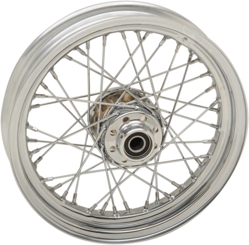 Drag Specialties - Drag Specialties Laced 40 Spoke Front Wheel - 16x3 - Chrome - 0203-0631