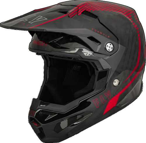 Fly Racing - Fly Racing Formula Carbon Tracer Helmet - 73-4443M - Red/Black - Medium