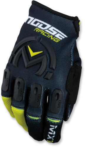 Moose Racing - Moose Racing MX1 Gloves - Black/Hi-Viz - 3330-4476 - Black/Hi-Viz - Small