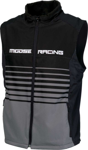 Moose Racing - Moose Racing Moto Vest - 2830-0642 - Black/Gray - 2XL