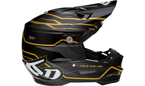 6D - 6D ATR-2 Phase Helmet - 12-2808 - Black/Gold - X-Large