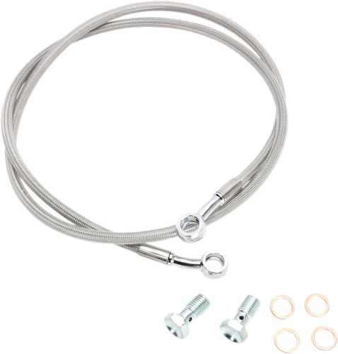 Parts Unlimited - Parts Unlimited Extended Length Brake Line - 44in. - 1741-5076