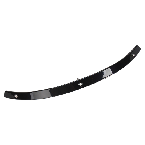 Kuryakyn - Kuryakyn Smooth Windshield Trim - Gloss Black - 1389