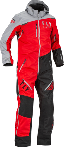 Fly Racing - Fly Racing Cobalt Monosuit Shell - 470-43522X - Red/Gray - 2XL