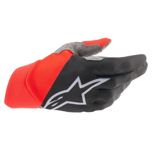 Alpinestars - Alpinestars Dune Gloves - 3562521-1303-LG - Black/Bright Red - Large