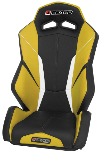 Beard Seats - Beard Seats Torque V2 Front Seat (Single) - Black/Yellow - 850-524