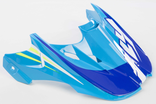 Fly Racing - Fly Racing Visor for Kinetic Fullspeed Helmets - Blue/Hi-Viz - 73-4776