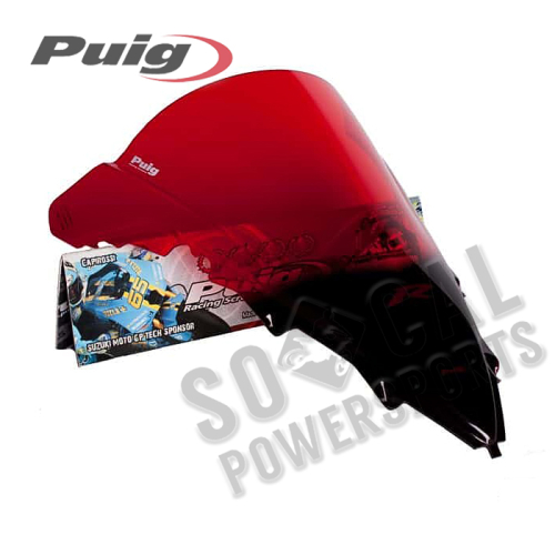 PUIG - PUIG Racing Windscreen - Red - 4935R
