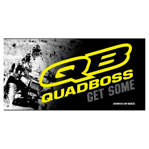 QuadBoss - QuadBoss ATV Banner - 94in. x 47in. - 155607