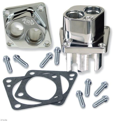 S&S Cycle - S&S Cycle Billet Tappet Guides - Polished - 106-6459