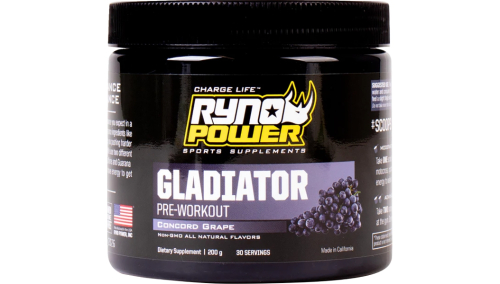 Ryno Power - Ryno Power Gladiator Pre-Workout Boost - Grape - GLAD-GRP