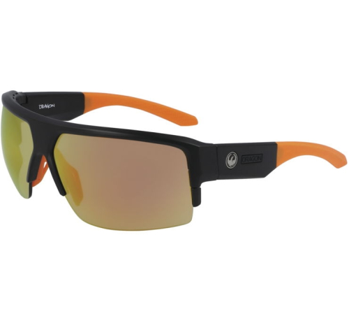 Dragon Alliance - Dragon Alliance Dragon Eyewear Ridge X Sunglasses - 410927212022 - Matte Black / Orange Ion Lens - OSFM