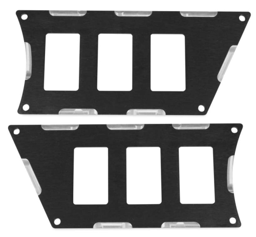 ModQuad - ModQuad 6 Slot Switch Plate - Gray - RZR-SP-D-G