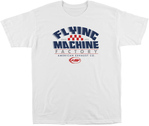 FMF Racing - FMF Racing Flux T-Shirt - HO9118902-WHT-LG - White - Large