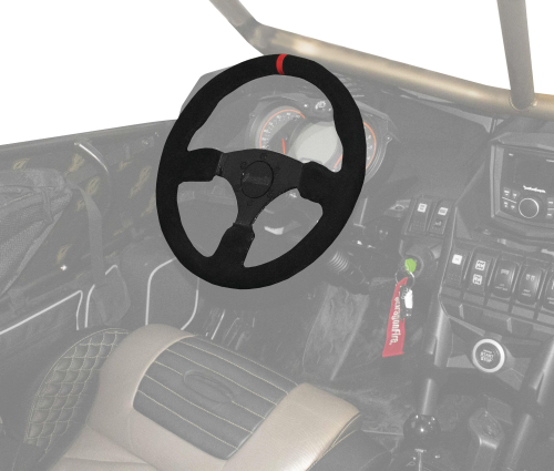 Dragonfire Racing - Dragonfire Racing Sport Steering Wheel (6-Bolt) - Suede - Carbon Fiber - 04-0817