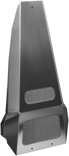 Epic Moto Co - Epic Moto Co XXX Chin Spoiler - Mid-Controls - Brushed - EM-XSSCSBS2009+