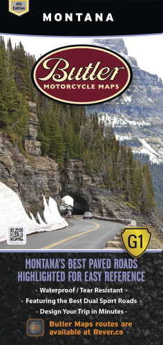 Butler Maps - Butler Maps G1 Series Map - Montana - MP-107