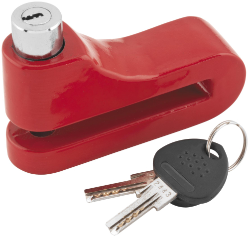 Bully Locks - Bully Locks 10mm Disc Lock - Red - 1581L-RD