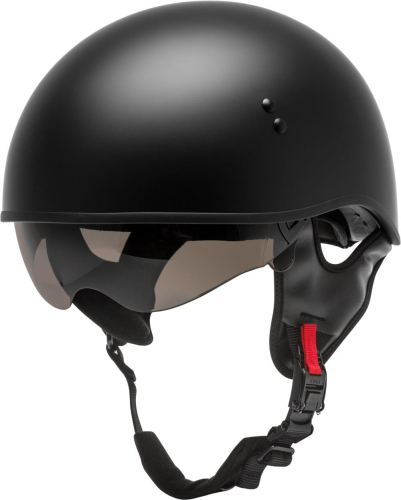 G-Max - G-Max HH-65 Naked Solid Helmet - H1650075 - Matte Black - Medium
