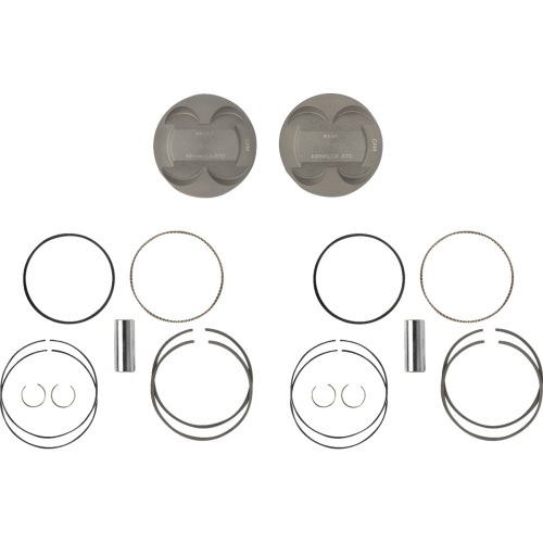 KB Performance - KB Performance Super-Duty 128in. Big Bore Piston Kit - 4.250in. - KB596LCA.STD