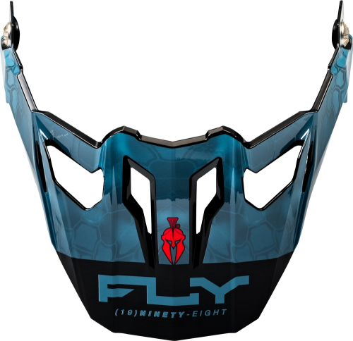 Fly Racing - Fly Racing Visor for Trekker Kryptek Conceal Helmet - Slate/Black/Red - 73-7034