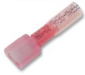 Namz - Namz Heat Shrink 0.25in. Male Quick Disconnect for 18-22 Gauge Wire - NIS-19164-0015