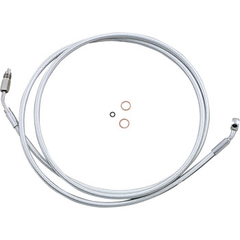 Magnum - Magnum Sterling Chromite Hydraulic Clutch Line - 74in. - 35deg. Banjo Angle - 31274CVO