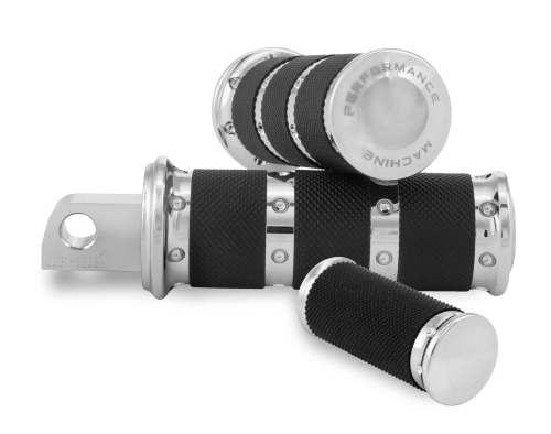 Performance Machine - Performance Machine XLS Footpegs - Chrome - 0035-1161-CH
