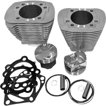 Revolution Performance - Revolution Performance Bolt-On Big Bore Kit (85in. Flat Top) - Bore 3-9/16in. - 9.0:1 Compression - Silver - RP201-213W