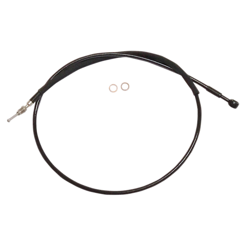 Magnum - Magnum Alternative Length Black Pearl Braided Hydraulic Clutch Cable - 56in. - 41756