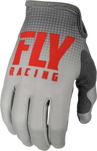 Fly Racing - Fly Racing Lite Hydrogen Gloves - 372-01213 - Red/Gray - 13