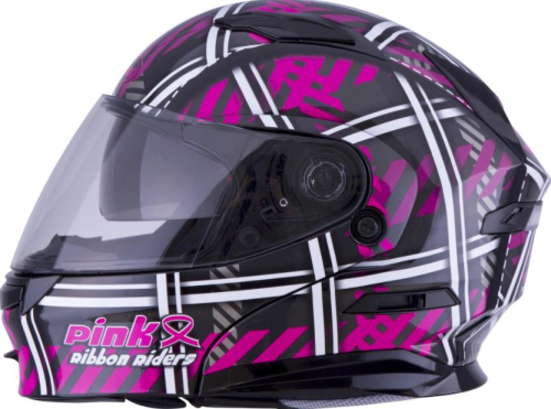 G-Max - G-Max MD01 PRR Helmet - G1012407 - Black/Pink - X-Large