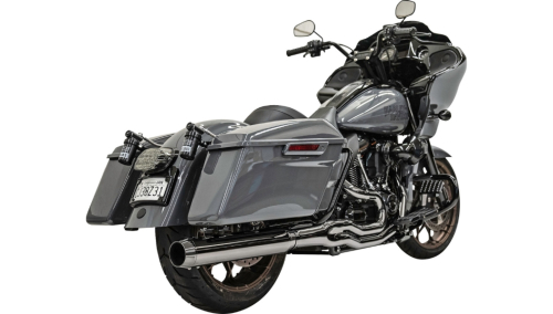 Bassani Manufacturing - Bassani Manufacturing 4 2-Into-1 Exhaust System - Black - 1F58M