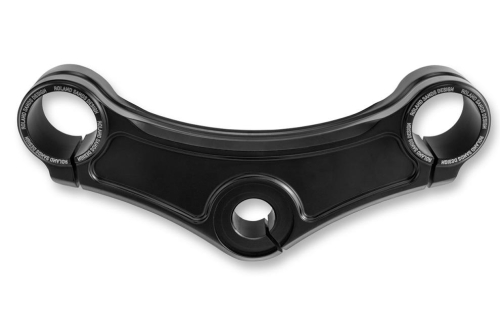 RSD - RSD Top Triple Clamp - Gloss Black without Riser Holes - 0208-2105-B